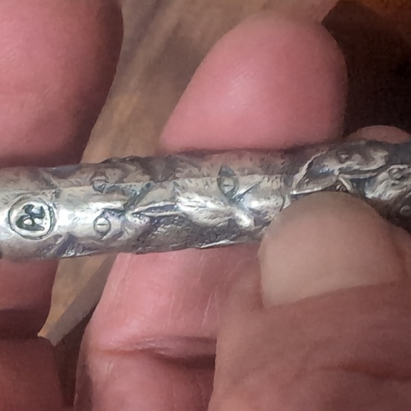 Harmony Kingdom Tabby Cat Pewter Pen in Wooden Box - Picture 6 of 7